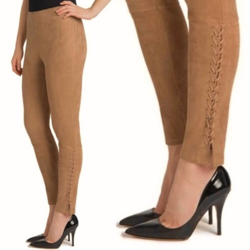 LYSSE | Mission Faux Suede Lace Up Detail Leggings